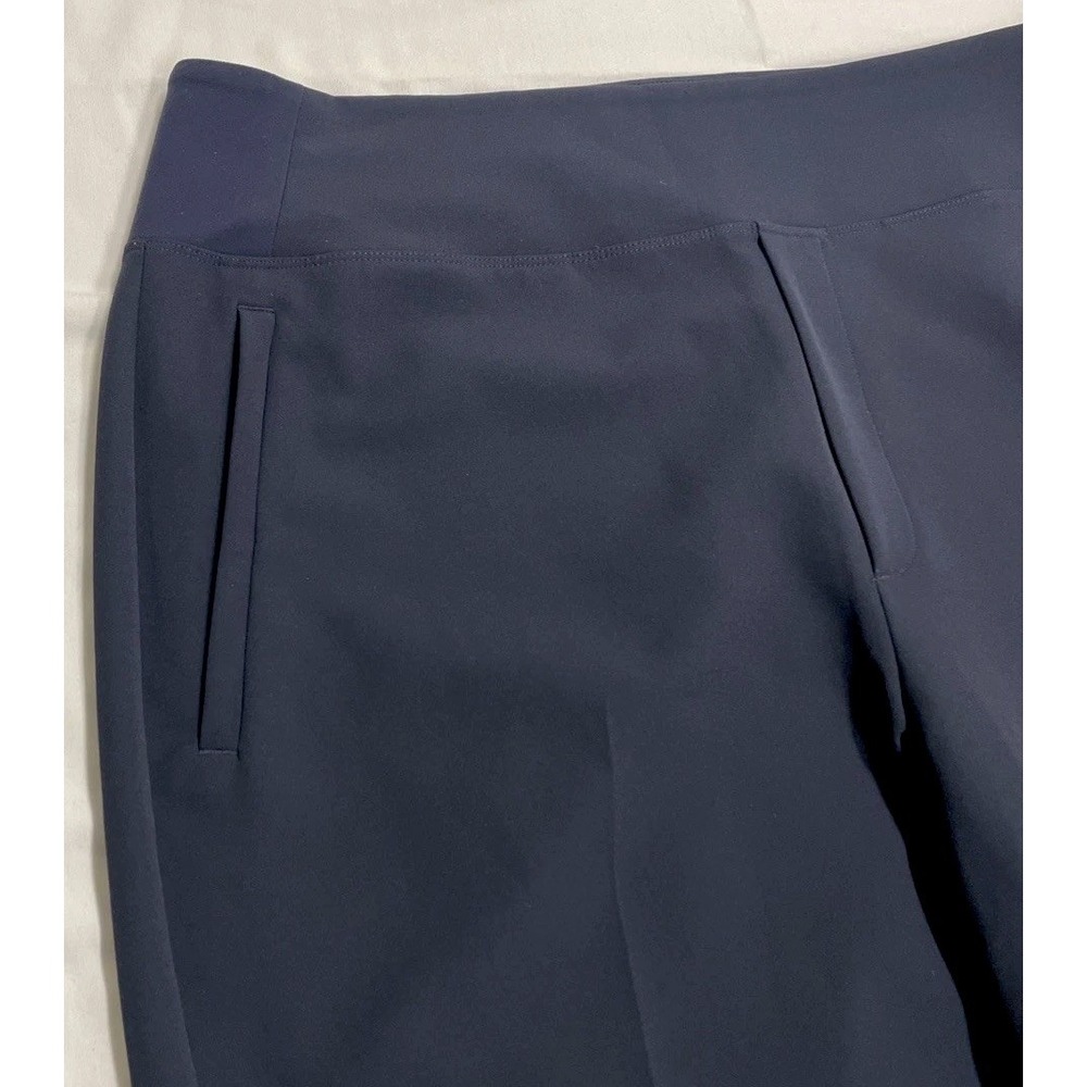Athleta Endless High Rise Pants Navy Blue Stretch Pockets Women's Size‎ 14 - Picture 9 of 14